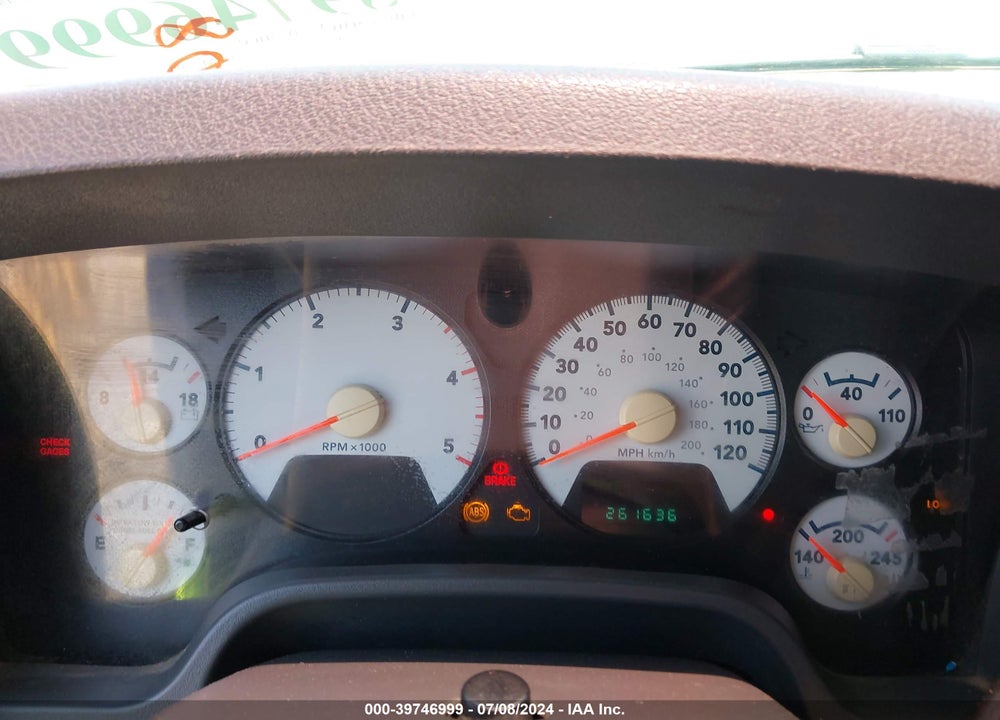 2007 DODGE RAM 2500 LARAMIE VIN: 3D7KS29A27G767712