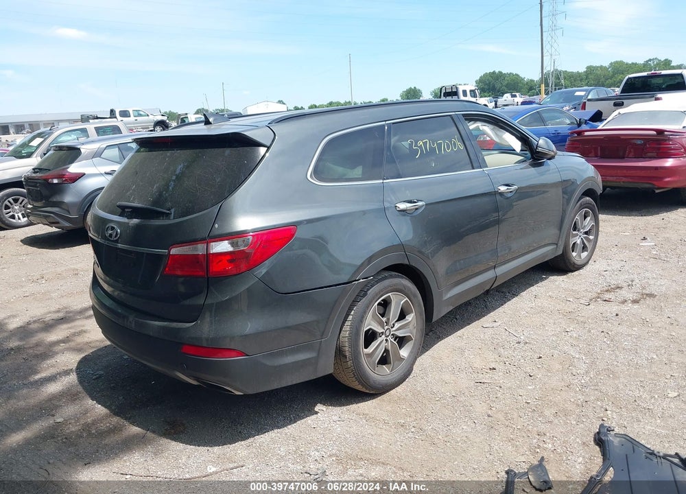 2014 HYUNDAI SANTA FE GLS VIN: KM8SN4HF7EU048391