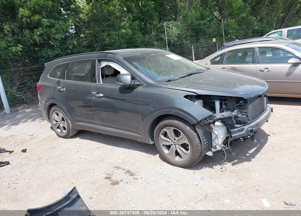 2014 HYUNDAI SANTA FE GLS VIN: KM8SN4HF7EU048391