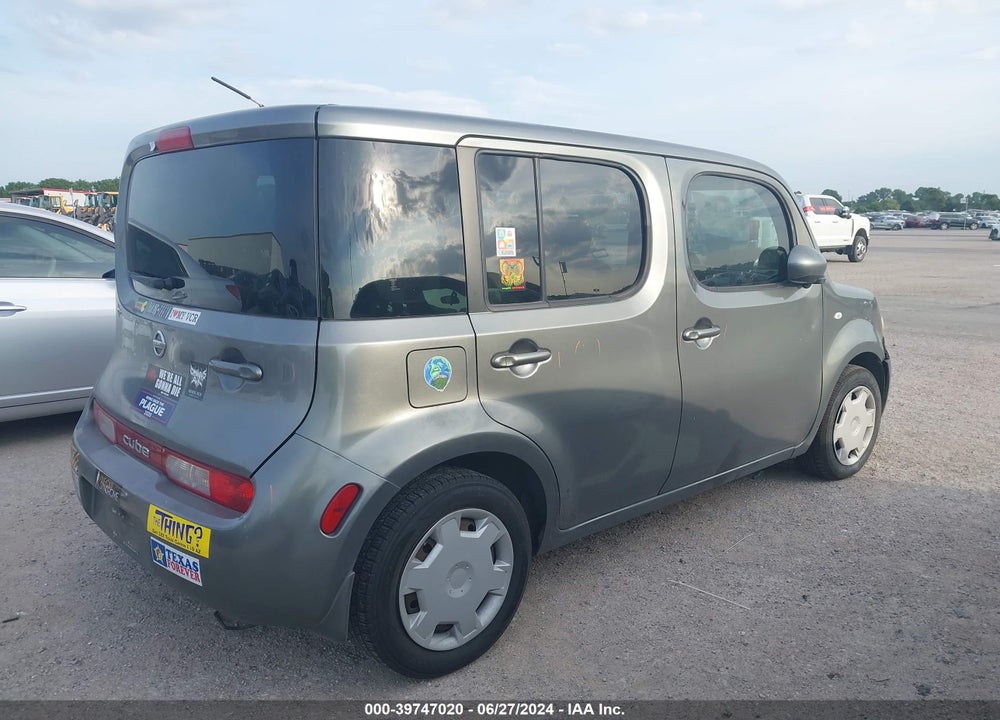 2009 NISSAN CUBE 1.8S VIN: JN8AZ28R99T125166