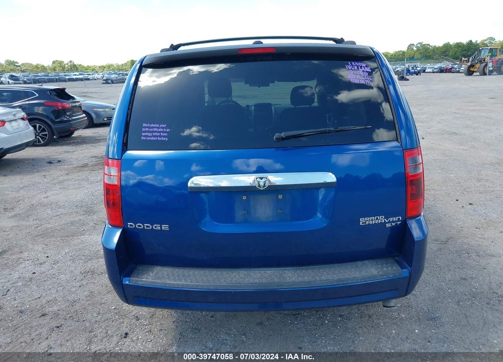 2010 DODGE GRAND CARAVAN SXT VIN: 2D4RN5D11AR459945