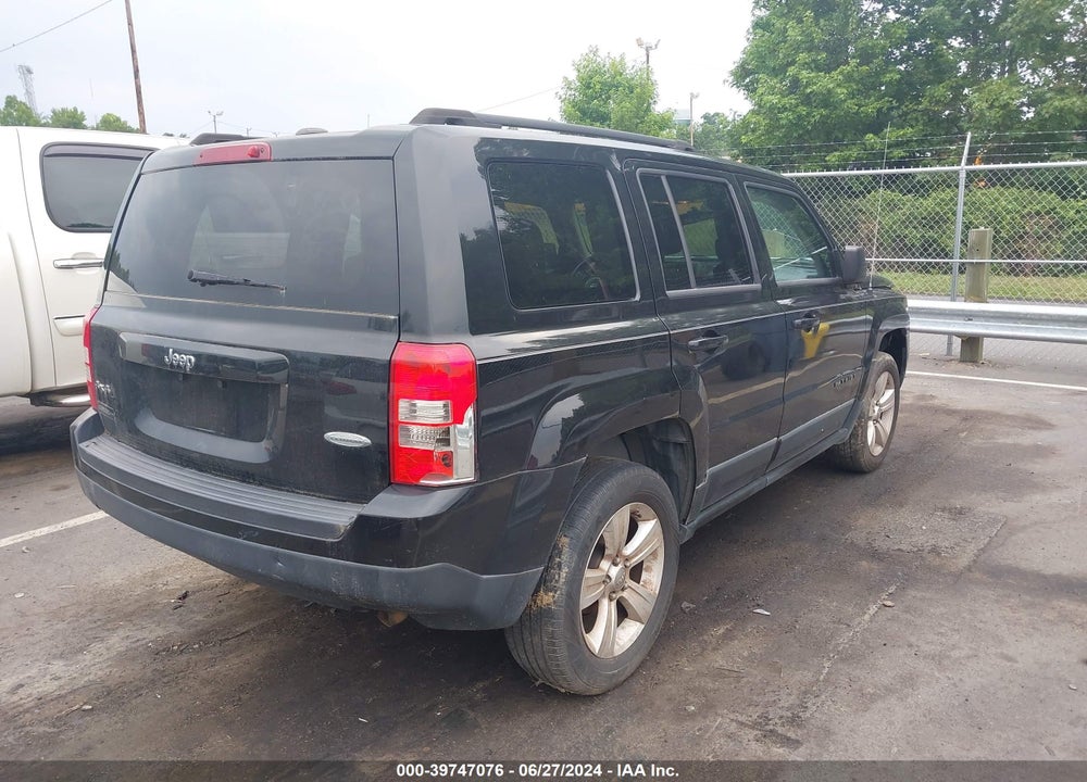 2012 JEEP PATRIOT LATITUDE VIN: 1C4NJRFB7CD686051