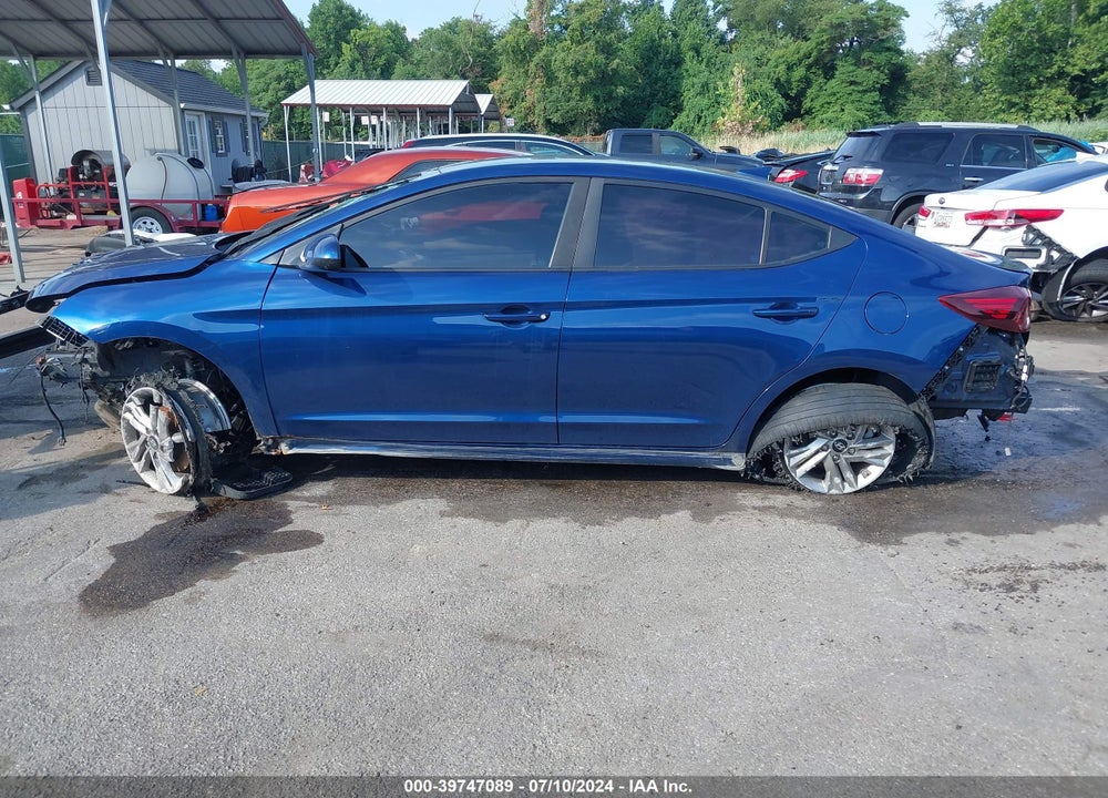 2019 HYUNDAI ELANTRA SEL VIN: 5NPD84LF1KH454491