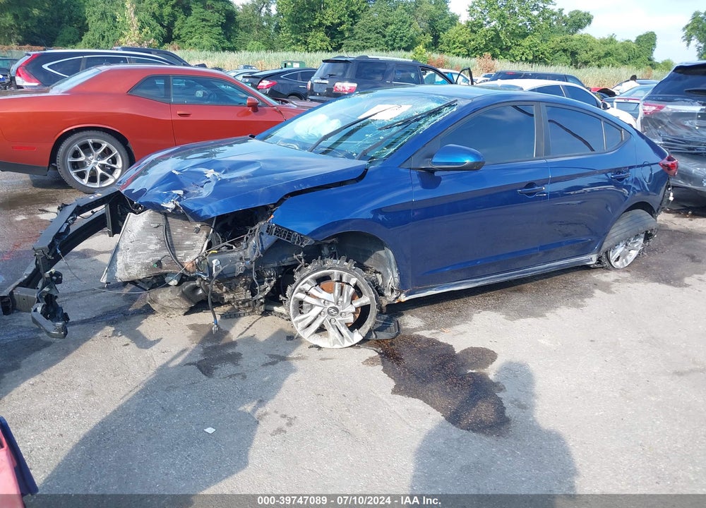 2019 HYUNDAI ELANTRA SEL VIN: 5NPD84LF1KH454491