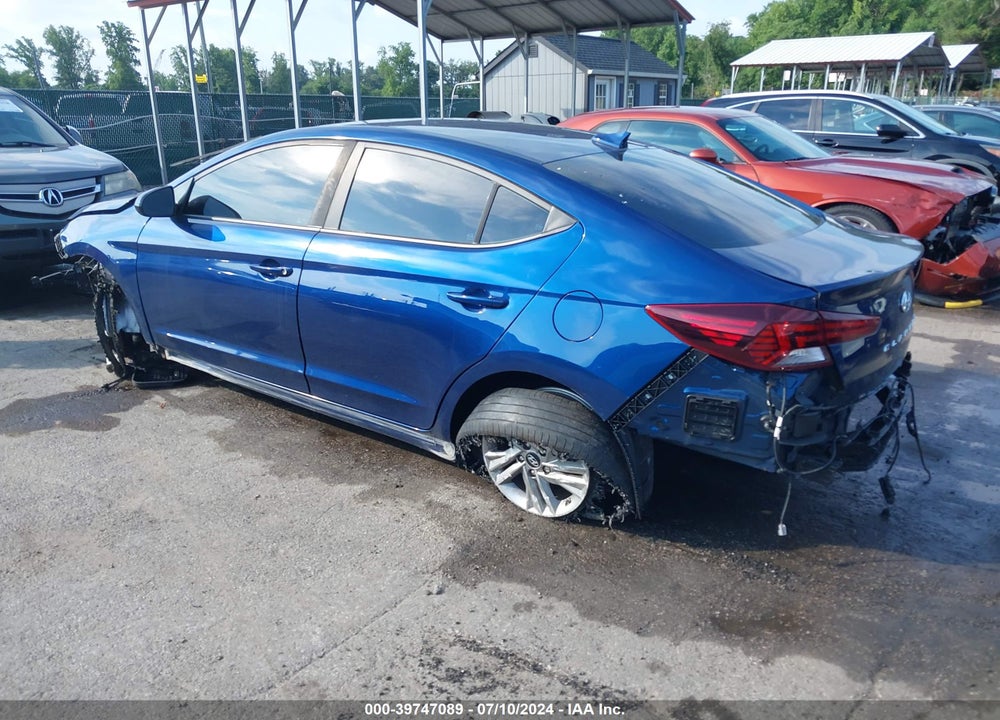 2019 HYUNDAI ELANTRA SEL VIN: 5NPD84LF1KH454491