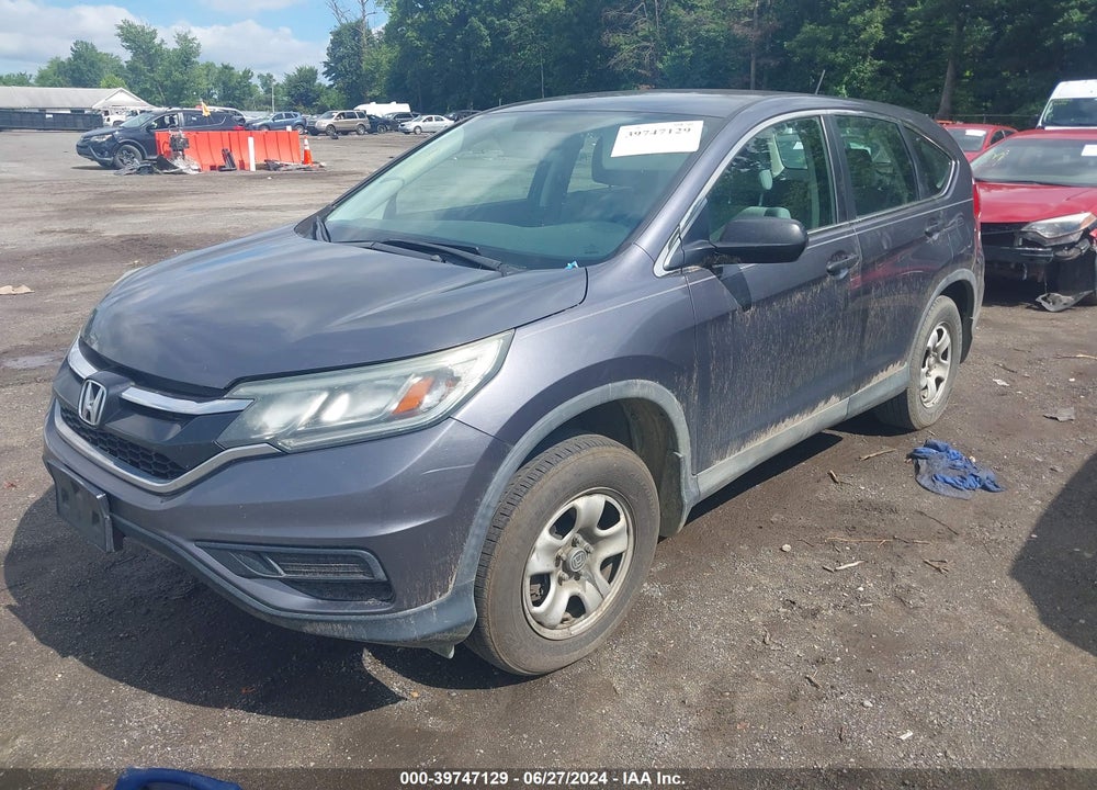 2016 HONDA CR-V LX VIN: 2HKRM4H37GH602330