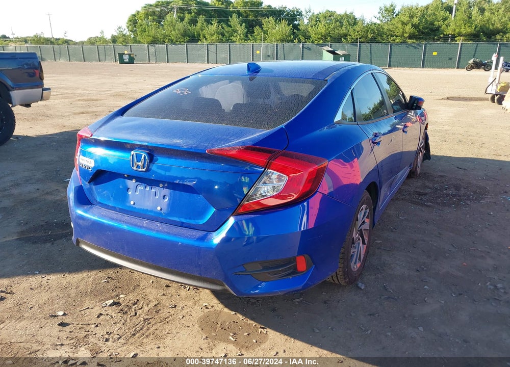 2017 HONDA CIVIC EX VIN: 19XFC2F76HE070638