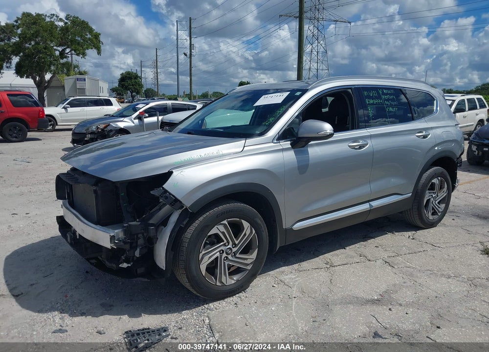 2022 HYUNDAI SANTA FE SEL VIN: 5NMS64AJ7NH407696