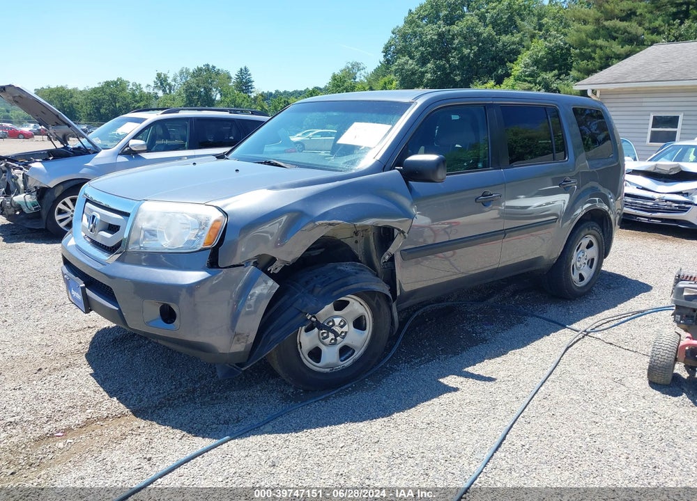 2010 HONDA PILOT LX VIN: 5FNYF4H29AB025822