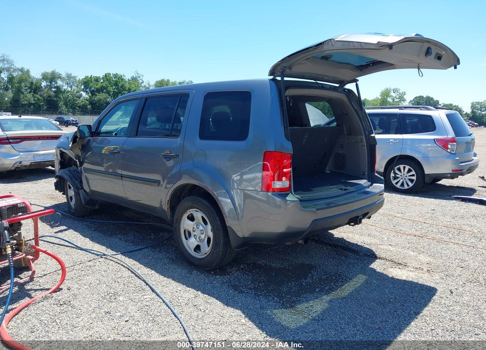 2010 HONDA PILOT LX VIN: 5FNYF4H29AB025822