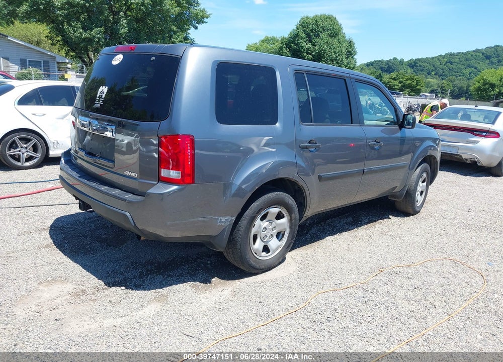2010 HONDA PILOT LX VIN: 5FNYF4H29AB025822