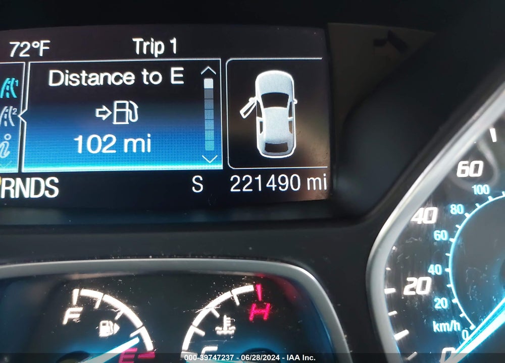 2014 FORD ESCAPE TITANIUM VIN: 1FMCU0JX2EUD57365