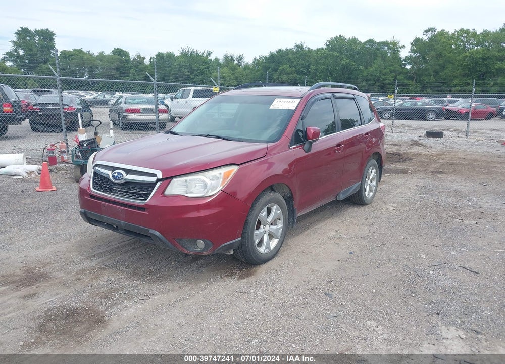 2014 SUBARU FORESTER 2.5I TOURING VIN: JF2SJAMC1EH435233