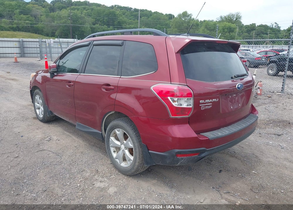 2014 SUBARU FORESTER 2.5I TOURING VIN: JF2SJAMC1EH435233