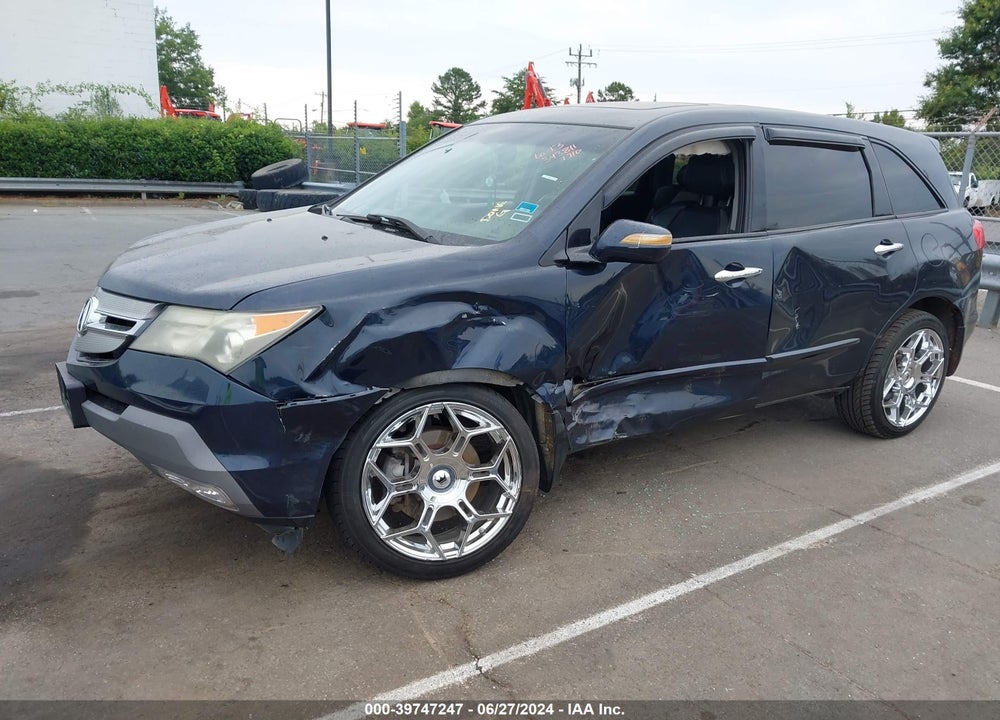 2009 ACURA MDX TECHNOLOGY PACKAGE VIN: 2HNYD28609H511710