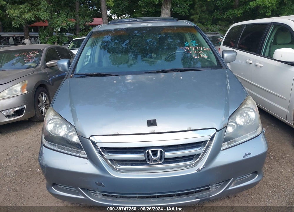 2006 HONDA ODYSSEY EX-L VIN: 5FNRL38786B056800
