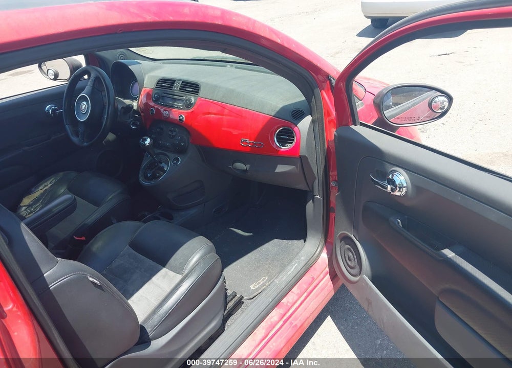 2012 FIAT 500 SPORT VIN: 3C3CFFBR1CT333491