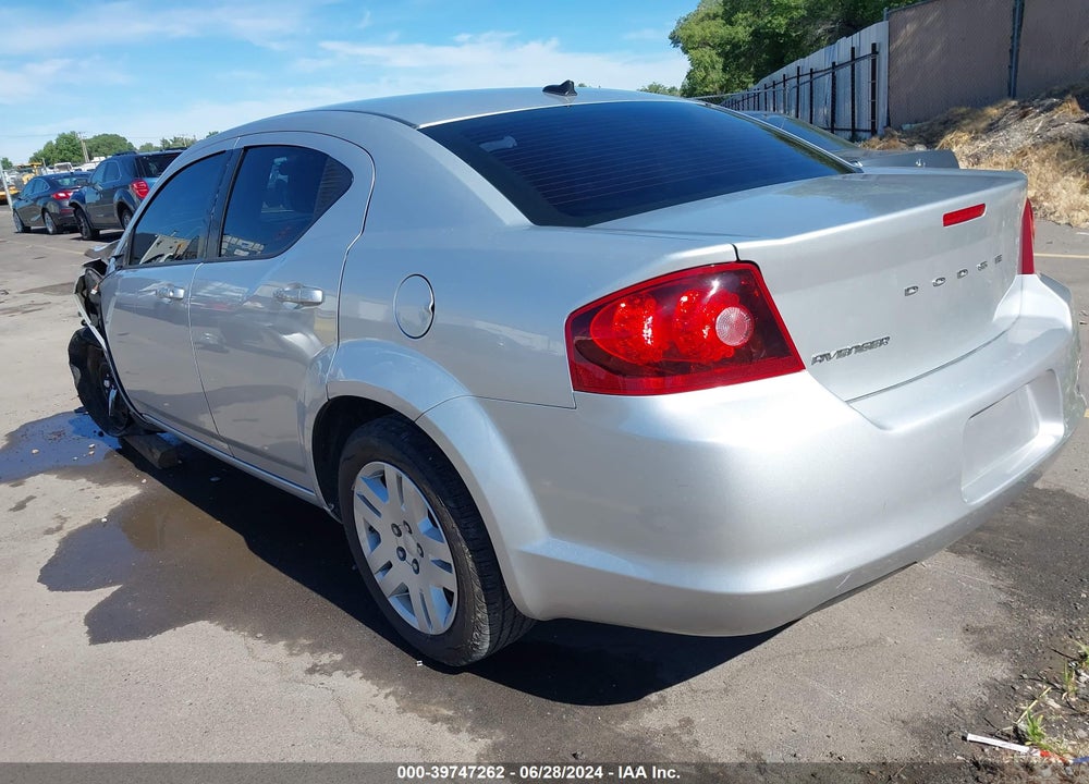 2011 DODGE AVENGER EXPRESS VIN: 1B3BD4FB7BN606190