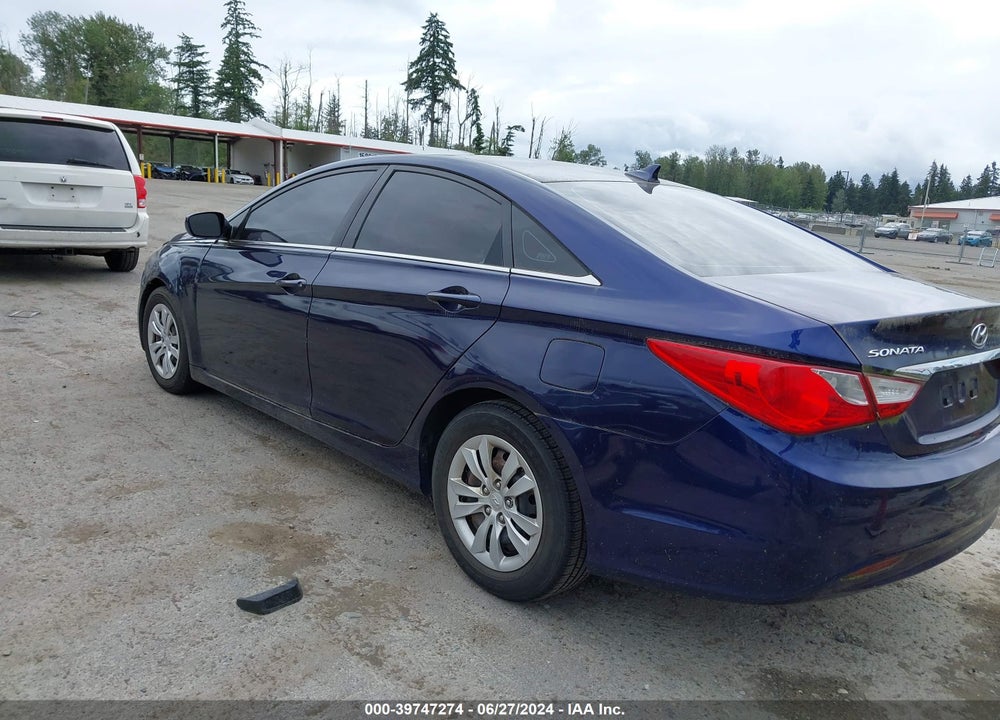 2011 HYUNDAI SONATA GLS VIN: 5NPEB4AC4BH019804
