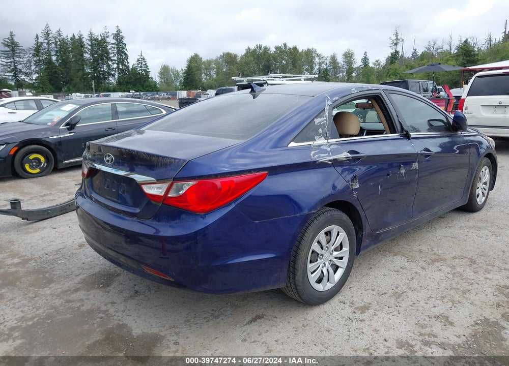 2011 HYUNDAI SONATA GLS VIN: 5NPEB4AC4BH019804