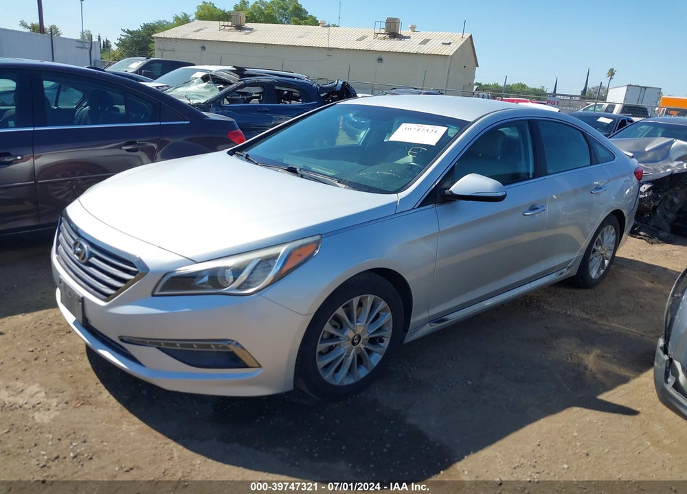 2015 HYUNDAI SONATA LIMITED VIN: 5NPE34AF9FH024381