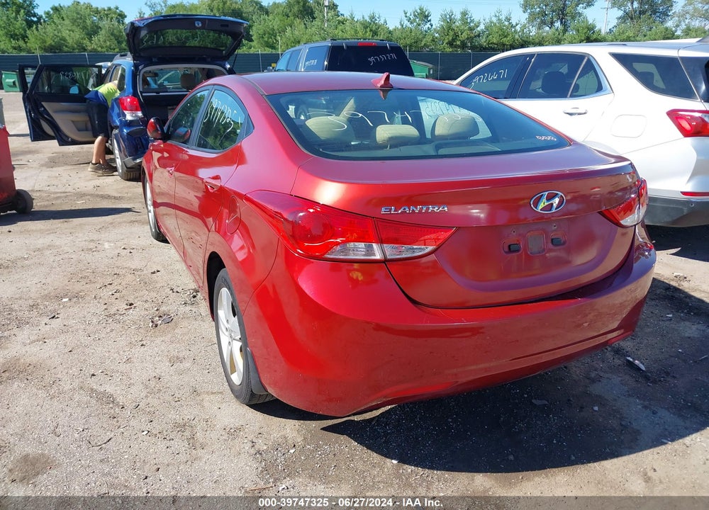 2013 HYUNDAI ELANTRA GLS VIN: 5NPDH4AE8DH253412