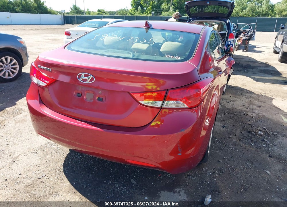 2013 HYUNDAI ELANTRA GLS VIN: 5NPDH4AE8DH253412