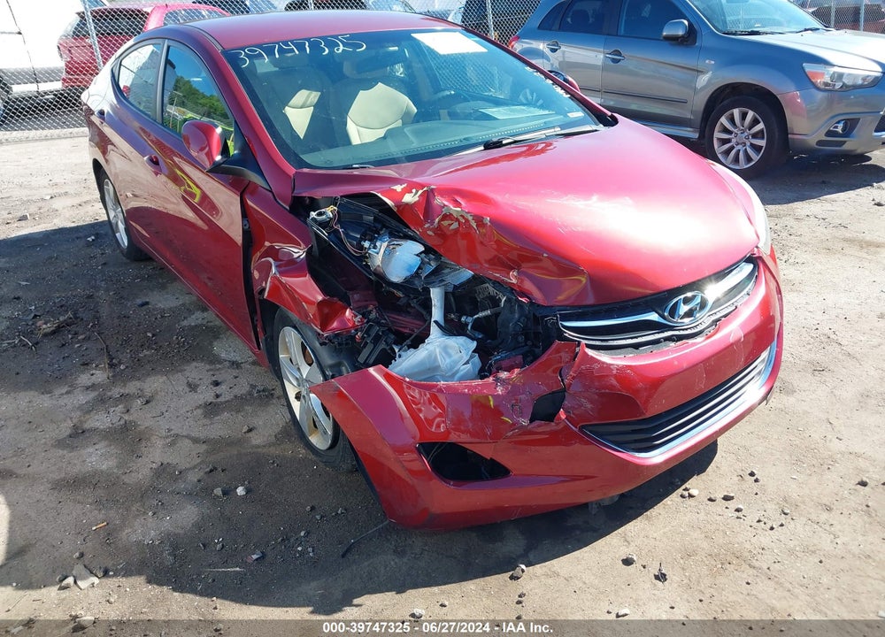 2013 HYUNDAI ELANTRA GLS VIN: 5NPDH4AE8DH253412
