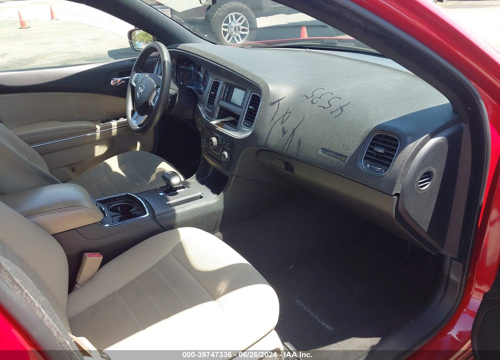 2012 DODGE CHARGER SE VIN: 2C3CDXBG3CH213632