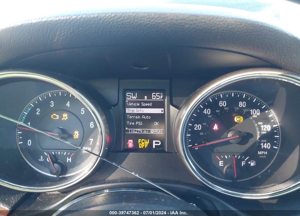 2013 JEEP GRAND CHEROKEE LIMITED VIN: 1C4RJFBGXDC633174