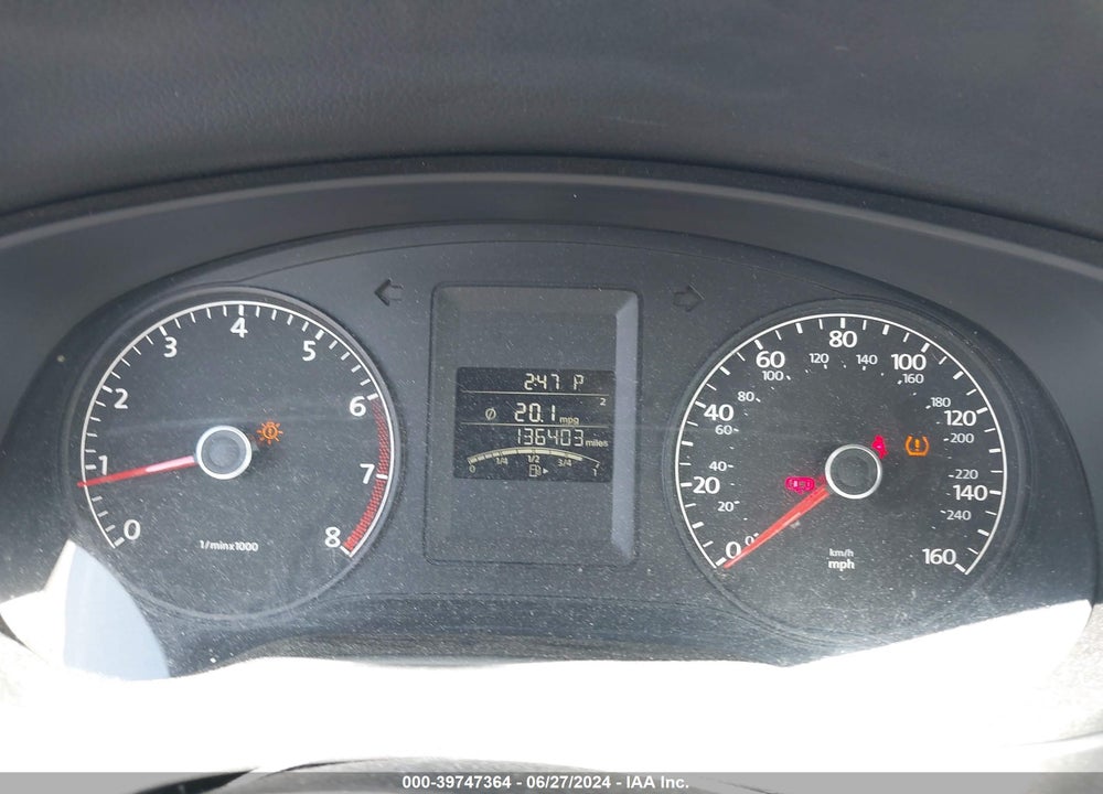 2014 VOLKSWAGEN JETTA 2.0L S VIN: 3VW2K7AJ1EM313613
