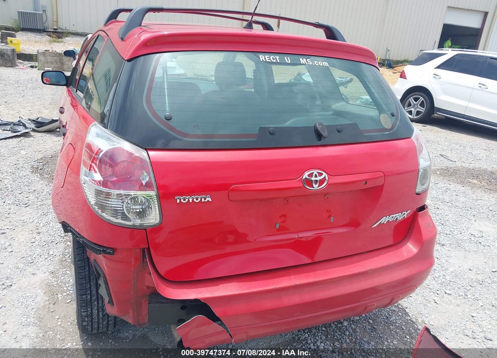 2006 TOYOTA MATRIX VIN: 2T1KR32E86C583800
