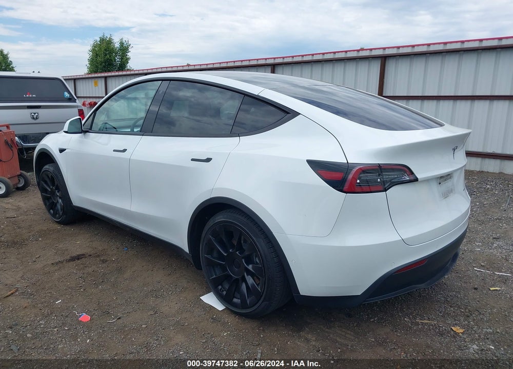 2020 TESLA MODEL Y LONG RANGE DUAL MOTOR ALL-WHEEL DRIVE VIN: 5YJYGDEE0LF022130