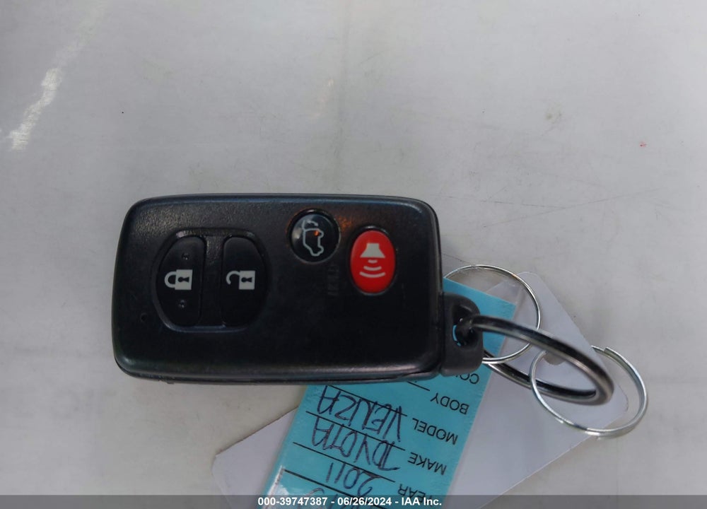 2011 TOYOTA VENZA BASE V6 VIN: 4T3ZK3BB0BU037131