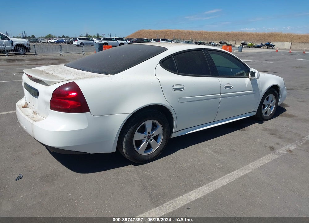 2006 PONTIAC GRAND PRIX VIN: 2G2WP552661124501