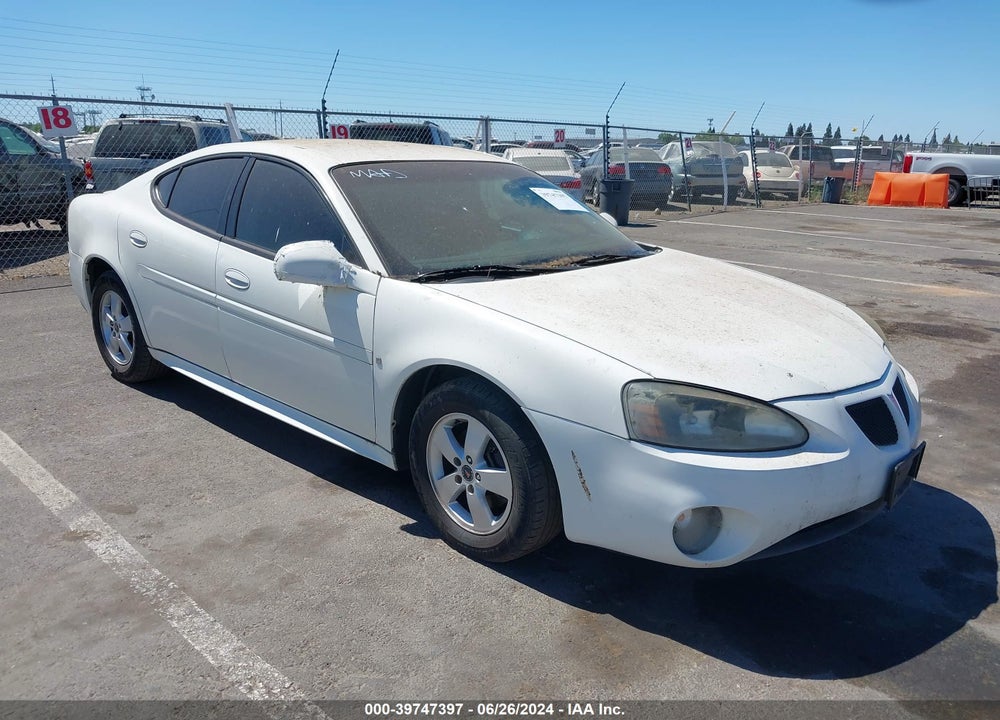 2006 PONTIAC GRAND PRIX VIN: 2G2WP552661124501