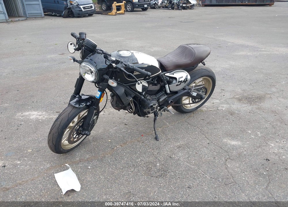 2017 DUCATI SCRAMBLER 800 VIN: ZDM15ANM7HB021049