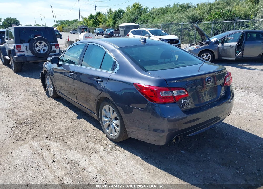 2017 SUBARU LEGACY 2.5I PREMIUM VIN: 4S3BNAH68H3017308