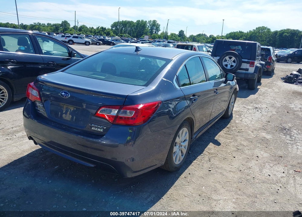 2017 SUBARU LEGACY 2.5I PREMIUM VIN: 4S3BNAH68H3017308