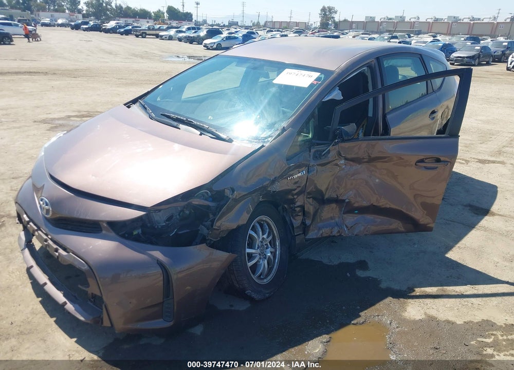 2015 TOYOTA PRIUS V TWO VIN: JTDZN3EU8FJ028072