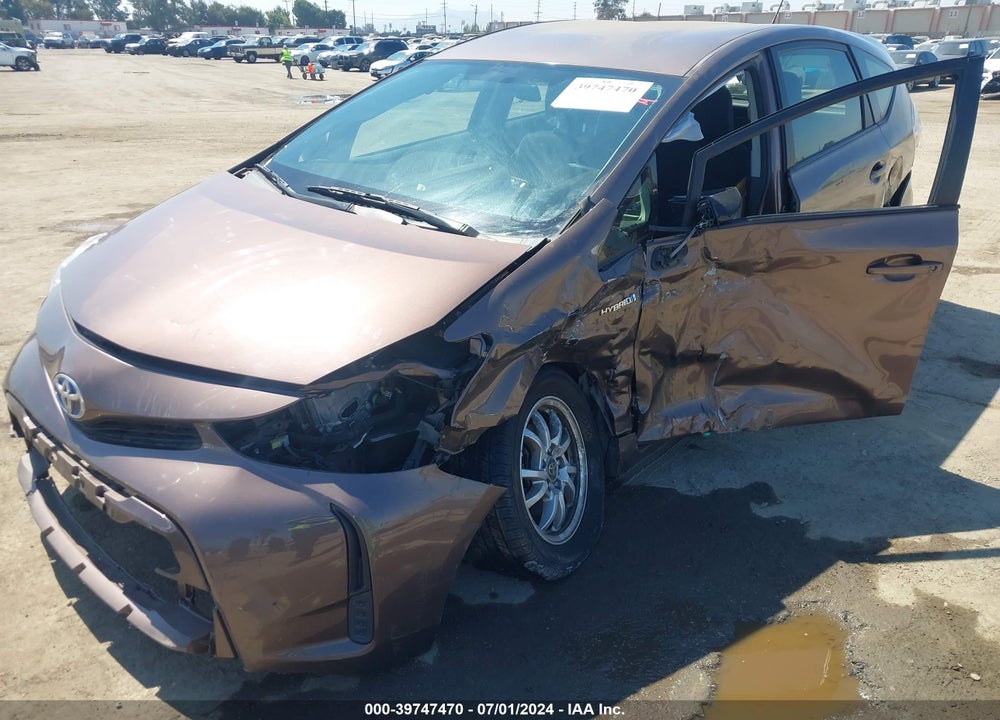 2015 TOYOTA PRIUS V TWO VIN: JTDZN3EU8FJ028072
