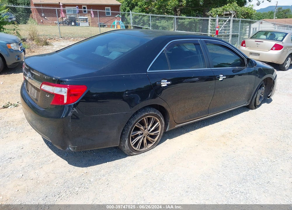 2012 TOYOTA CAMRY LE VIN: 4T4BF1FK8CR190280