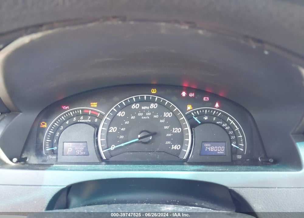 2012 TOYOTA CAMRY LE VIN: 4T4BF1FK8CR190280