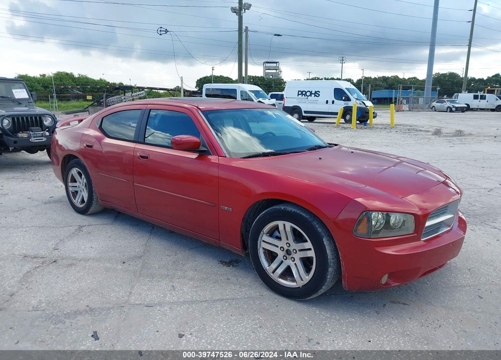 2006 DODGE CHARGER RT VIN: 2B3KA53H36H397357