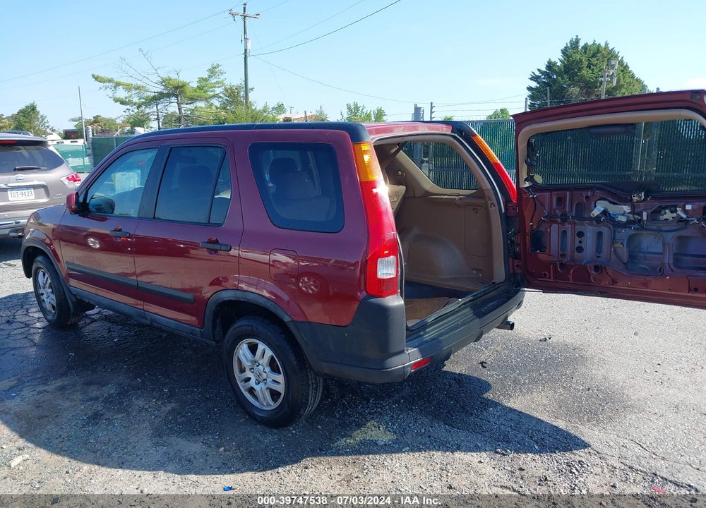 2004 HONDA CR-V EX VIN: SHSRD78884U255168