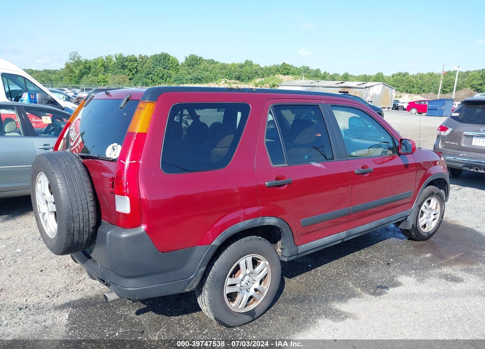 2004 HONDA CR-V EX VIN: SHSRD78884U255168