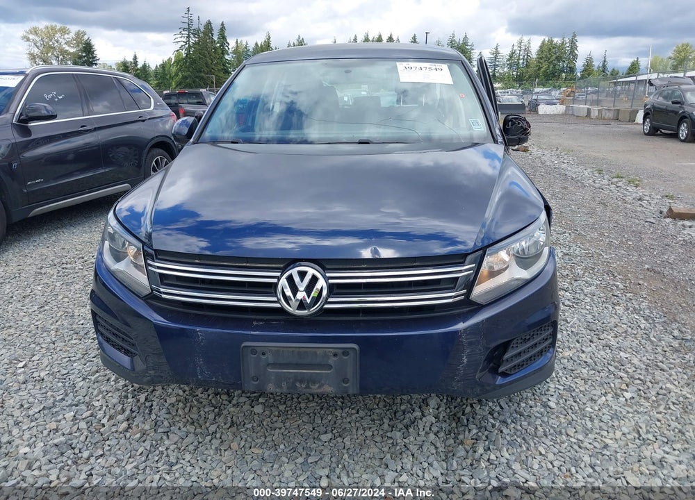 2014 VOLKSWAGEN TIGUAN S VIN: WVGBV3AX3EW589018