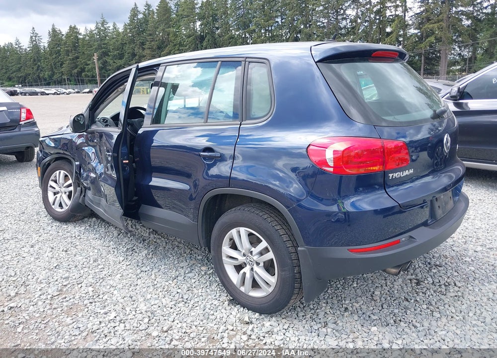 2014 VOLKSWAGEN TIGUAN S VIN: WVGBV3AX3EW589018