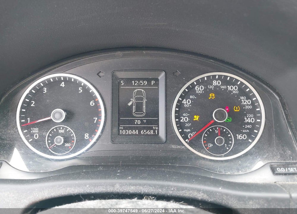 2014 VOLKSWAGEN TIGUAN S VIN: WVGBV3AX3EW589018