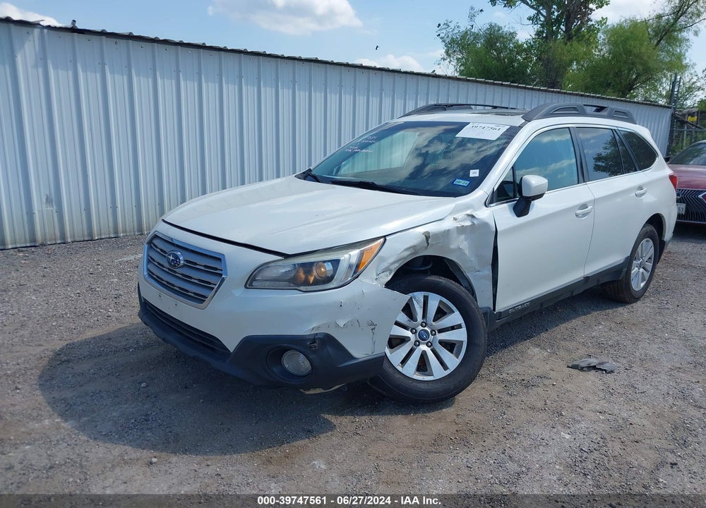 2017 SUBARU OUTBACK 2.5I PREMIUM VIN: 4S4BSADC4H3438815